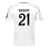 Camiseta de fútbol Real Madrid Brahim 21 Primera Equipación 2024-25 - Hombre